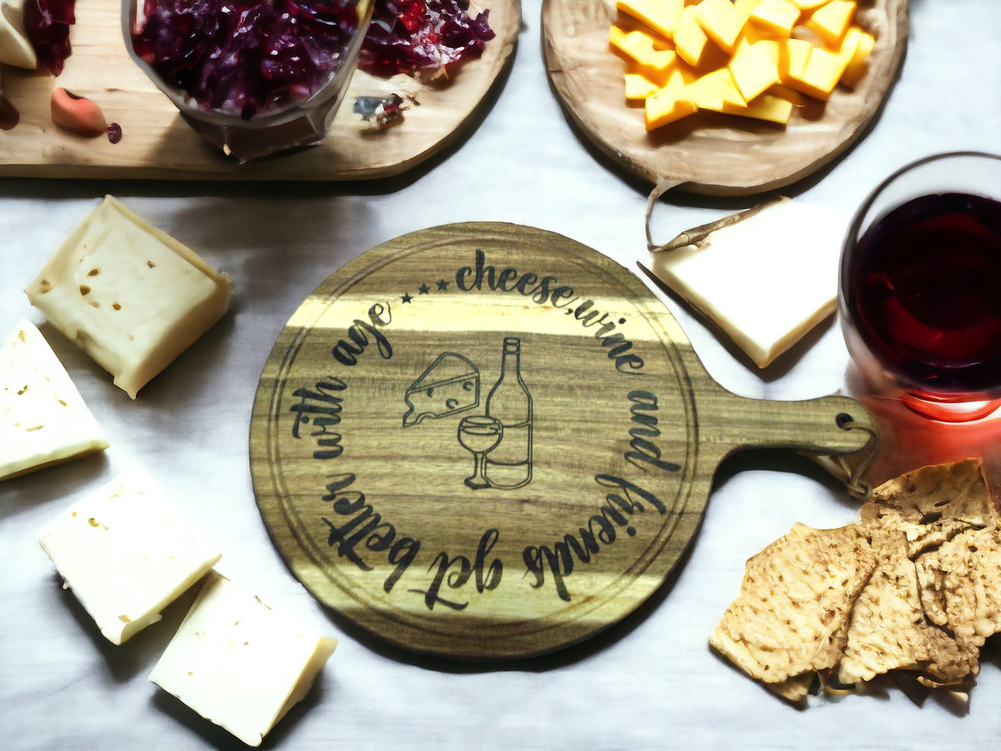 Better With Age Cheese Board