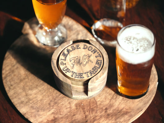 Wooden Drink Coasters