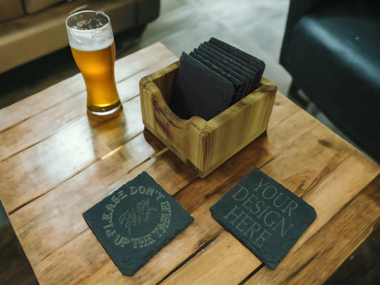 Slate Drink Coasters